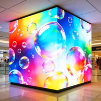 Écran LED vidéo mural extérieur couleur IP65 personnalisé, résolution 1920x1080, luminosité 1000 cd/m² pour exposition