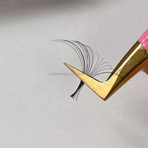 Extensiones de Pestañas de Volumen Negro Mate Oscuro de Alta Calidad, PBT Hechas a Mano, Naturales, Largas, Fáciles de Aplicar, 15-20 mm, Mixtas - Product Image 5