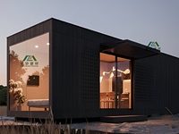 Rumah Kayu Kabin Log Prefab Tahan Air, Tahan Lama, Bertenaga Surya, Modern, Terlaris untuk Kantor, Toko, Rumah, Hotel, Resor, Perkemahan
