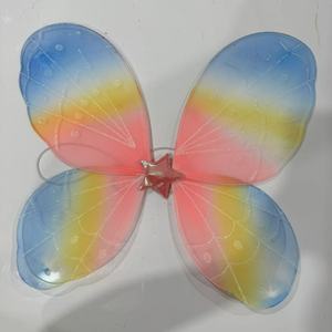 Alas de Hada Arcoíris al por Mayor, Alas de Mariposa con Brillantina para Disfraz de Ángel, para Niños, Fiestas de Cumpleaños, Disfraces, Accesorios de <span class=keywords><strong>Carnaval</strong></span> - Product Image 1