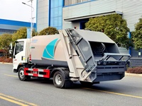 Camion à ordures électrique à énergie nouvelle Euro 4 Diesel 12 mètres cubes benne arrière 220 CV 6X2