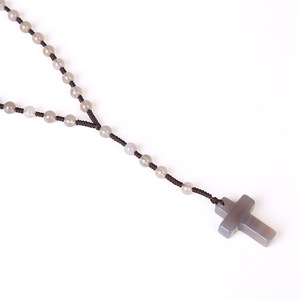 Ensemble chakras ras avec pendentif en forme d'oeil de tigre, bijoux de croix avec pierres précieuses, nouvelle collection - Product Image 4