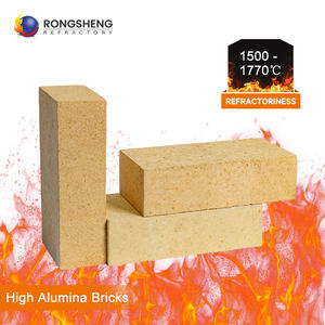 อิฐทนไฟอลูมินาสูง ราคาขายส่ง ขนาด 230*114*65 มม. อิฐทนไฟอลูมินาซิลิกา สำหรับเตาเผาอุณหภูมิสูง อิฐกันไฟ - Product Image 1