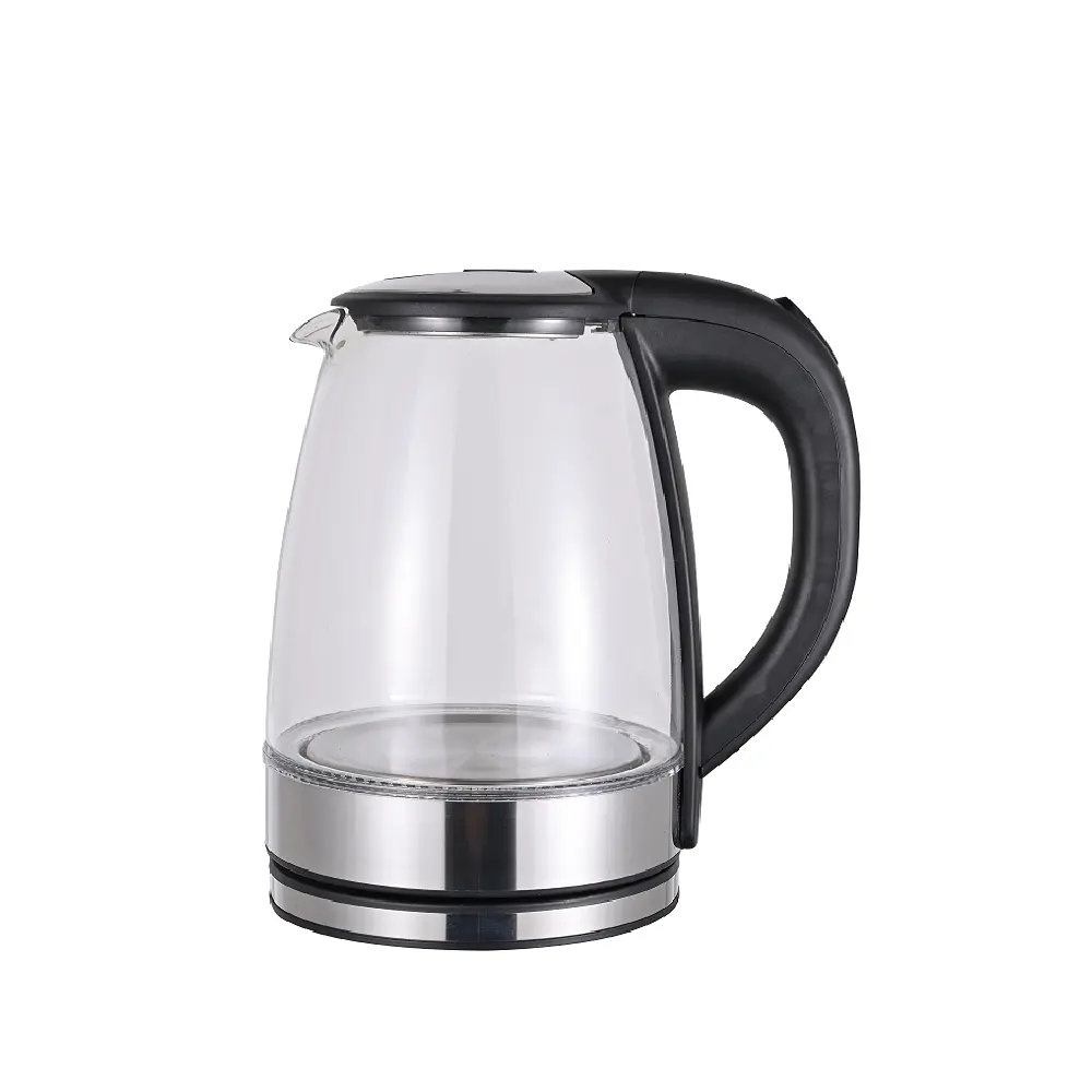 Fabrika sıcak satış ev aletleri kahve çay su kazanı üreticisi elektrikli cam su ısıtıcısı