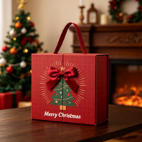 Boîte de calendrier de l'avent vide en gros avec 24 tiroirs pour emballage de compte à rebours de Noël avec design professionnel