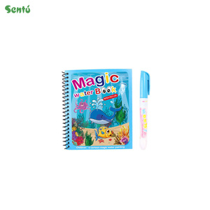 Livre d'aquarelle réutilisable à spirale pour enfants, personnalisable, prix d'usine en gros, vente chaude - Product Image 1