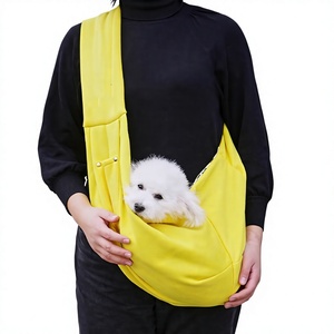 Portable Waterproof Small Dog <b>Carrier</b>-Breathable Polyester Fashion Adjustable Strap Zip Pocket Pet <b>Storage</b> Seat <b>Bag</b> <b>for</b> Outdoor - Product Image 2