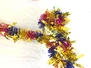 <span class=keywords><strong>Guirlandes</strong></span> de Noël écologiques en plastique coloré à rayures pour animaux de compagnie, décorations de sapin de Noël, <span class=keywords><strong>guirlandes</strong></span> de paillettes - Product Image 2