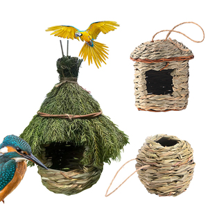 Nido para Pájaros Hecho a Mano para Exteriores, Refugio para Aves, Decoración Ecológica para Jardín y Horticultura - Product Image 1