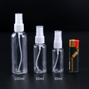 Plastic Spray <b>Bottle</b> 100Ml 50Ml 30Ml Fine <b>Mist</b> Dispenser For Disinfection Toner Lotion - Product Image 1