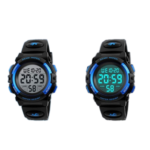Skmei montre enfants montre de sport numérique Offre Spéciale 1266 montre électronique à quartz <span class=keywords><strong>led</strong></span> rétro-éclairage multifonctionnel étanche - Product Image 2