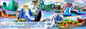 Castillo Inflable de Nailon Combinado con Toboganes para Niños, para Parques de Aventuras y Guarderías - Product Image 5