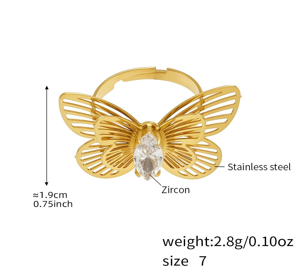 แหวนเซอร์โคเนียผีเสื้อสีทอง-ไม่7