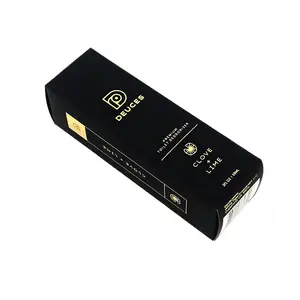 Özel baskı yüksek kalite düşük maliyetli karton kutu siyah