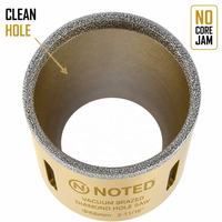 Scie cloche diamantée multicouche brasée sous vide pour le perçage du quartz, du carrelage vitrifié et du granit, outil à disque de 16 mm à 100 mm, OEM