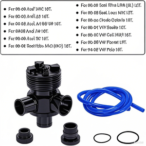 Confezione originale valvola di scarico in lega di alluminio S deviatore Turbo BOV Boost per <span class=keywords><strong>Volkswagen</strong></span> GTI Jetta Audi 1.8T 2.7T - Product Image 5