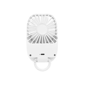 Mini ventilador portátil de mano de escritorio recargable por USB con un soporte de hebilla de Montañismo para evitar golpes de calor - Product Image 3