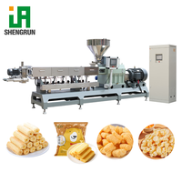 150kg/uur Puffed Snacks machine, hoogwaardige maïs puff snack extruder machine