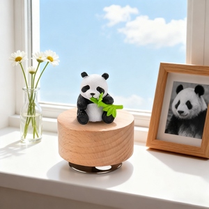 <span class=keywords><strong>Suzume</strong></span> Caja กล่องดนตรีแพนด้าทำจากไม้ล้วน, เซเลอร์มูนของขวัญ - Product Image 3