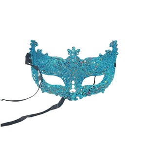Máscara de Maquillaje de Plástico con Diseño de Zorro Hueco en Rojo, Negro y Dorado para Carnaval, Navidad y Halloween, Venta al por Mayor Directamente de Fábrica - Product Image 1