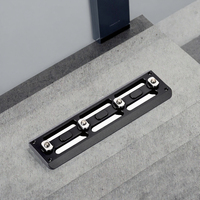 Composants de drone usinés CNC, pièces OEM, plaque QR SMP-140 140mm, rail ARCA en acier inoxydable