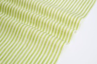 Tissu en lin gingham vert en gros 144 g/m² 137 cm, tissé léger et durable, teint en fil, 100 % lin pour vêtements