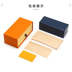 Boîte d'emballage <span class=keywords><strong>rigide</strong></span> originale QSF pour <span class=keywords><strong>lunettes</strong></span> de soleil de marques européennes et américaines, avec étui en tissu et manuel d'utilisation - Product Image 3