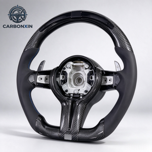Volant pour BMW E92 F30 F10 E60 F31 F82 E61 E90 E39 E91 E70 E46 F22 E53 F80 F48 F01 F32 F36 F07 F93 E87 en fibre de carbone - Product Image 3