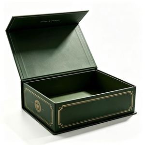 FX Custom Logo Recycled Cardboard Magnetic Closure <b>Box</b>, Matte Flip Package for Jewelry & Skincare Merchandise - Product Image 3