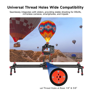 /<span class=keywords><strong>Nuer</strong></span> GM-Z PRO montage de caméra d'action en alliage d'aluminium pliage rapide cardan de type Z voiture de rail de glissière panoramique à 360 degrés - Product Image 5