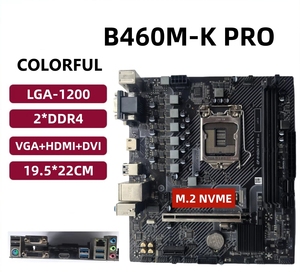 Placa base de escritorio Micro-ATX <span class=keywords><strong>Intel</strong></span> de la serie B460 H410 H510 B560 Z590, colorida, LGA1200, para procesadores Core de 10.ª/11.ª generación, doble DDR4, 64 GB de RAM, M.2, HD-MI - Product Image 6