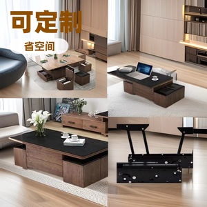 Mécanisme de chaise en acier noir, design moderne, pour table basse, avec double support de levage - Product Image 3
