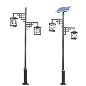 Outdoor Solar Street Lights 4100K Neutral White IP65 Waterproof LED Road Lighting Fixtures Iron Body - Product Image 5