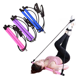 Bán Buôn Yoga Tập Thể Dục Thiết Bị Kháng Ban Nhạc Pilates Thanh Kit 2 Phần Pilates Thanh Thiết Lập Trọng Lượng Nhẹ Huấn Luyện Viên - Product Image 1