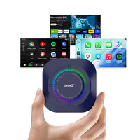 Carlinkit Tbox 8GB 128GB, Caja Inteligente para Auto con Android 13, Sistema Inalámbrico Android Auto y CarPlay, Adaptador para Reproducción de Video y YouTube.