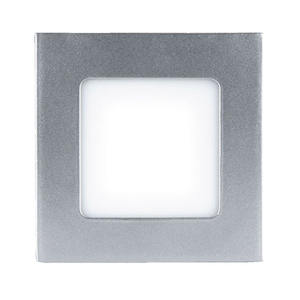 <b>downlight</b> led 06w 465lm cuadrado 4500k cromo mate - iluminacin eficiente para espacios interiores y comerciales. - Product Image 1