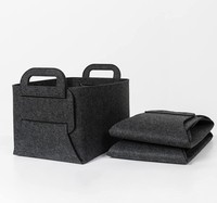 Panier de rangement empilable en feutre pour la maison, idéal pour le linge – Offre spéciale