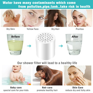 Douche de beauté et de soin de la peau, pomme de douche filtrante haute <span class=keywords><strong>pression</strong></span> de 5 pouces, élimine le chlore et les substances nocives - Product Image 5