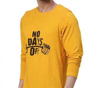 T-shirt à manches longues pour homme, col rond, imprimé, décontracté, streetwear, fabrication sur mesure en gros - Product Image 6