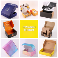 Cajas de Cartón Corrugado para Envíos con Logotipo Personalizado al por Mayor, Cajas de Correo Ecológicas para Empaquetado y Envío de Pequeñas Empresas