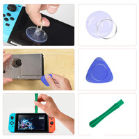 Kit d'outils d'entretien SYYTECH pour Nintendo Switch : tournevis, pied-de-biche, brosse, tournevis, accessoires de jeu