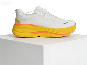 Zapatillas Deportivas Blancas de Malla <span class=keywords><strong>para</strong></span> <span class=keywords><strong>Hombre</strong></span> con Entresuela Degradada en Amarillo, Transpirables, Ligeras, con Amortiguación Suave - Product Image 3