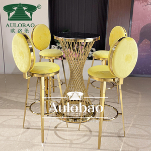 Silla Alta Moderna de Acero Inoxidable Color Oro Rosa para Barra de <span class=keywords><strong>Bar</strong></span>, Comedor, Sala de Estar y Uso en Hoteles - Product Image 4