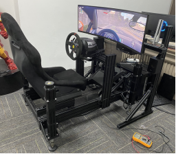 Simulador de carreras dinámico de 4 ejes