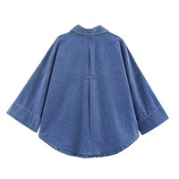 TAOP & ZA Primavera 2025, Nueva Colección de Moda, Estilo Europeo y Americano, Camisa Vaquera Informal de Manga Ancha, Modelo 1879025 1879026