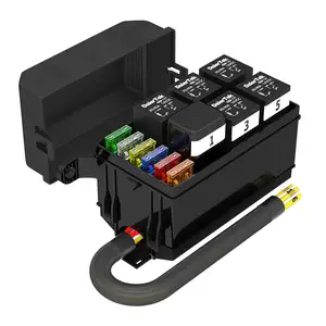 Relay Box 12V Automotive Fuse Relay Box with 6 Relays and 6 ATC/ATO Blade Fuses for Car Truck Jeep Boat