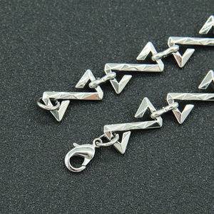 Hot Selling Innovation Design Silve Plated <b>Titanium</b> Steel <b>Chain</b> Bracelet Simple Hiphop Style Unisex's Bracelets Trendy Jewelry - Product Image 4
