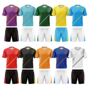 Sublimazione rapida asciugatura Streetwear maglia da <span class=keywords><strong>calcio</strong></span> traspirante verde e nero uniforme da <span class=keywords><strong>calcio</strong></span> con Design semplice Kit da <span class=keywords><strong>calcio</strong></span> W041 - Product Image 3