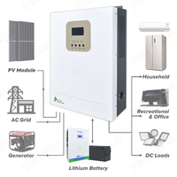 Onduleur solaire 2KVA 1600 w 1500 W 24V 1600 watt onde sinusoïdale pure hors réseau 1500 w onduleur solaire avec PWM