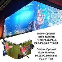 Igracelite layar LED Digital 500x500mm, layar tampilan Digital dinding Video P2.976 dalam dan luar ruangan, layar tampilan LED sambungan tanpa kelim